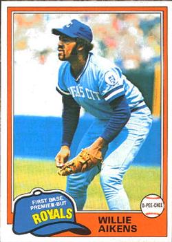 1981 O-Pee-Chee #23 Willie Aikens Front
