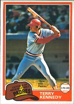 1981 O-Pee-Chee #353 Terry Kennedy Front
