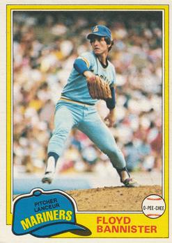 1981 O-Pee-Chee #166 Floyd Bannister Front