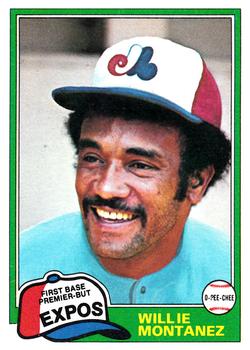 1981 O-Pee-Chee #63 Willie Montanez Front
