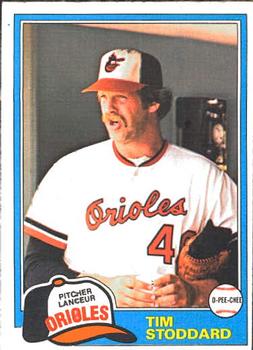 1981 O-Pee-Chee #91 Tim Stoddard Front