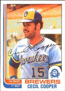 1982 O-Pee-Chee #167 Cecil Cooper Front