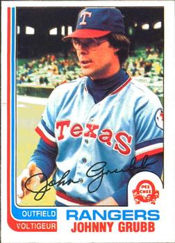 1982 O-Pee-Chee #193 Johnny Grubb Front