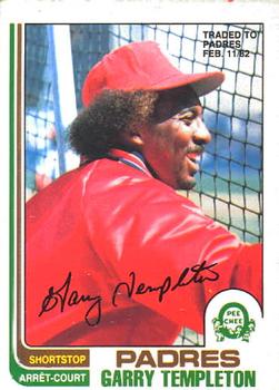 1982 O-Pee-Chee #288 Garry Templeton Front