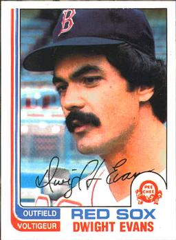 1982 O-Pee-Chee #355 Dwight Evans Front