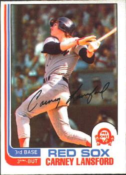 1982 O-Pee-Chee #91 Carney Lansford Front