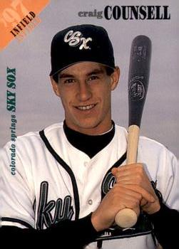 1997 Colorado Springs Sky Sox #3 Craig Counsell Front