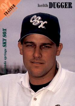 1997 Colorado Springs Sky Sox #4 Keith Dugger Front