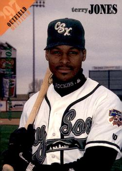 1997 Colorado Springs Sky Sox #12 Terry Jones Front