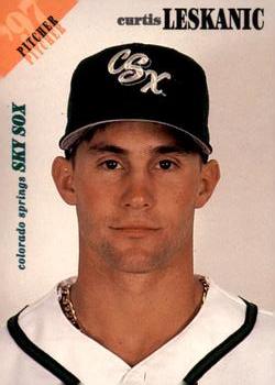 1997 Colorado Springs Sky Sox #15 Curtis Leskanic Front