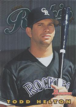 1997 Bowman - 1998 Rookie of the Year Favorites #ROY3 Todd Helton Front