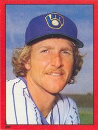 1982 O-Pee-Chee Stickers #203 Robin Yount Front