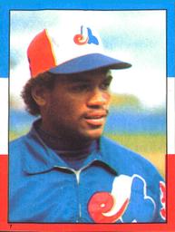 1982 O-Pee-Chee Stickers #7 Tim Raines Front