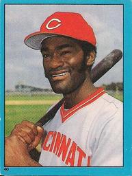 1982 O-Pee-Chee Stickers #40 George Foster Front