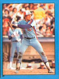 1982 O-Pee-Chee Stickers #61 Gary Carter Front