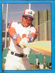 1982 O-Pee-Chee Stickers #62 Tim Raines Front