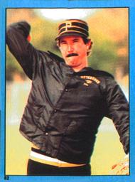 1982 O-Pee-Chee Stickers #82 Rick Rhoden Front