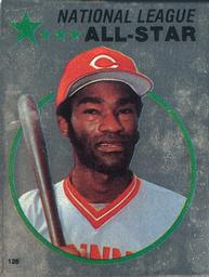 1982 O-Pee-Chee Stickers #126 George Foster Front