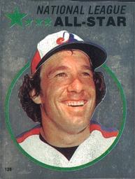 1982 O-Pee-Chee Stickers #128 Gary Carter Front