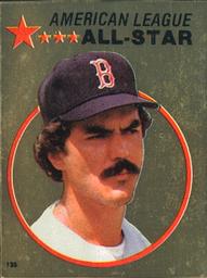 1982 O-Pee-Chee Stickers #135 Dwight Evans Front