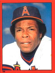 1982 O-Pee-Chee Stickers #160 Rod Carew Front