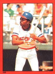 1982 O-Pee-Chee Stickers #243 Mickey Rivers Front
