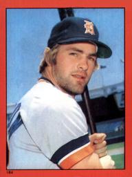 1982 Topps Stickers #184 Kirk Gibson Front