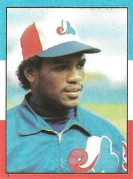1982 Topps Stickers #7 Tim Raines Front