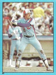 1982 Topps Stickers #61 Gary Carter Front