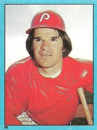 1982 Topps Stickers #78 Pete Rose Front