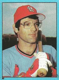 1982 Topps Stickers #93 Darrell Porter Front