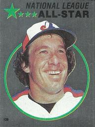 1982 Topps Stickers #128 Gary Carter Front
