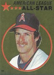 1982 Topps Stickers #134 Rick Burleson Front