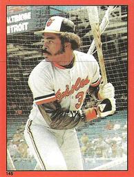 1982 Topps Stickers #145 Eddie Murray Front