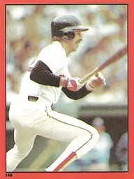 1982 Topps Stickers #149 Jerry Remy Front