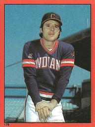 1982 Topps Stickers #179 Rick Manning Front