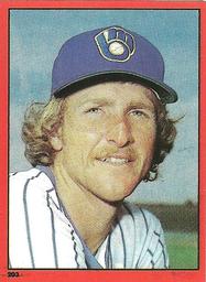 1982 Topps Stickers #203 Robin Yount Front
