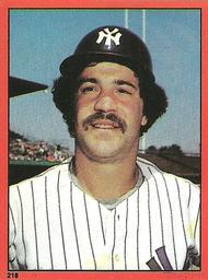 1982 Topps Stickers #218 Rick Cerone Front