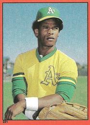 1982 Topps Stickers #221 Rickey Henderson Front