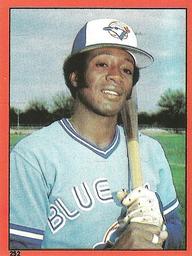 1982 Topps Stickers #252 Alfredo Griffin Front