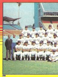 1982 Topps Stickers #255 1981 World Champions Front