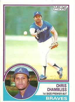 1983 O-Pee-Chee #11 Chris Chambliss Front
