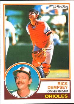 1985 Fleer #175 Rick Dempsey VG Baltimore Orioles - Under the