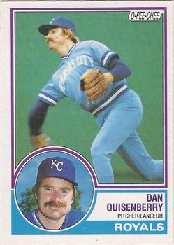 1983 O-Pee-Chee #155 Dan Quisenberry Front