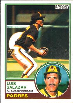 1983 O-Pee-Chee #156 Luis Salazar Front