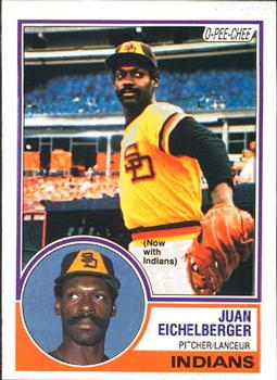 1983 O-Pee-Chee #168 Juan Eichelberger Front