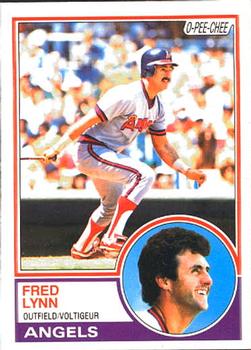 1983 O-Pee-Chee #182 Fred Lynn Front