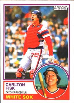 1983 O-Pee-Chee #20 Carlton Fisk Front