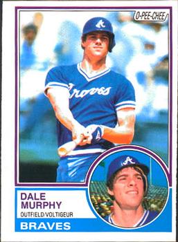 1983 O-Pee-Chee #23 Dale Murphy Front