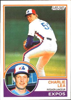 1983 O-Pee-Chee #253 Charlie Lea Front